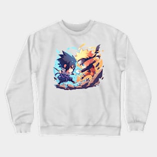 naruto and sasuke Crewneck Sweatshirt